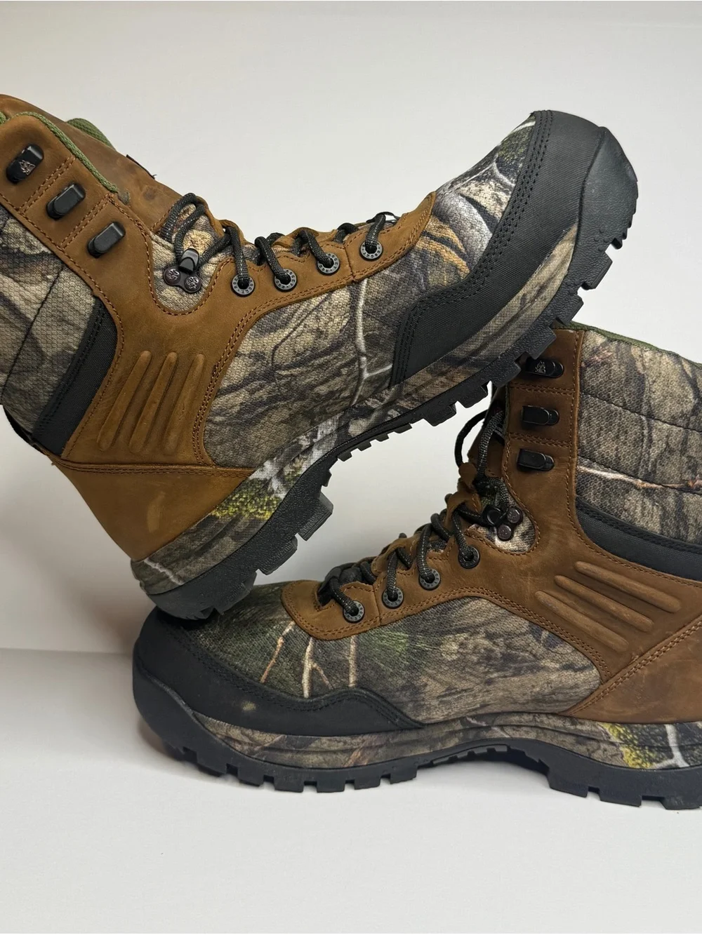 Rocky Lynx Mossy Oak Country DNA Waterproof 800G Insulated Boots Size 12M NWOB